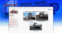 Desktop Screenshot of prestigetheatres.com